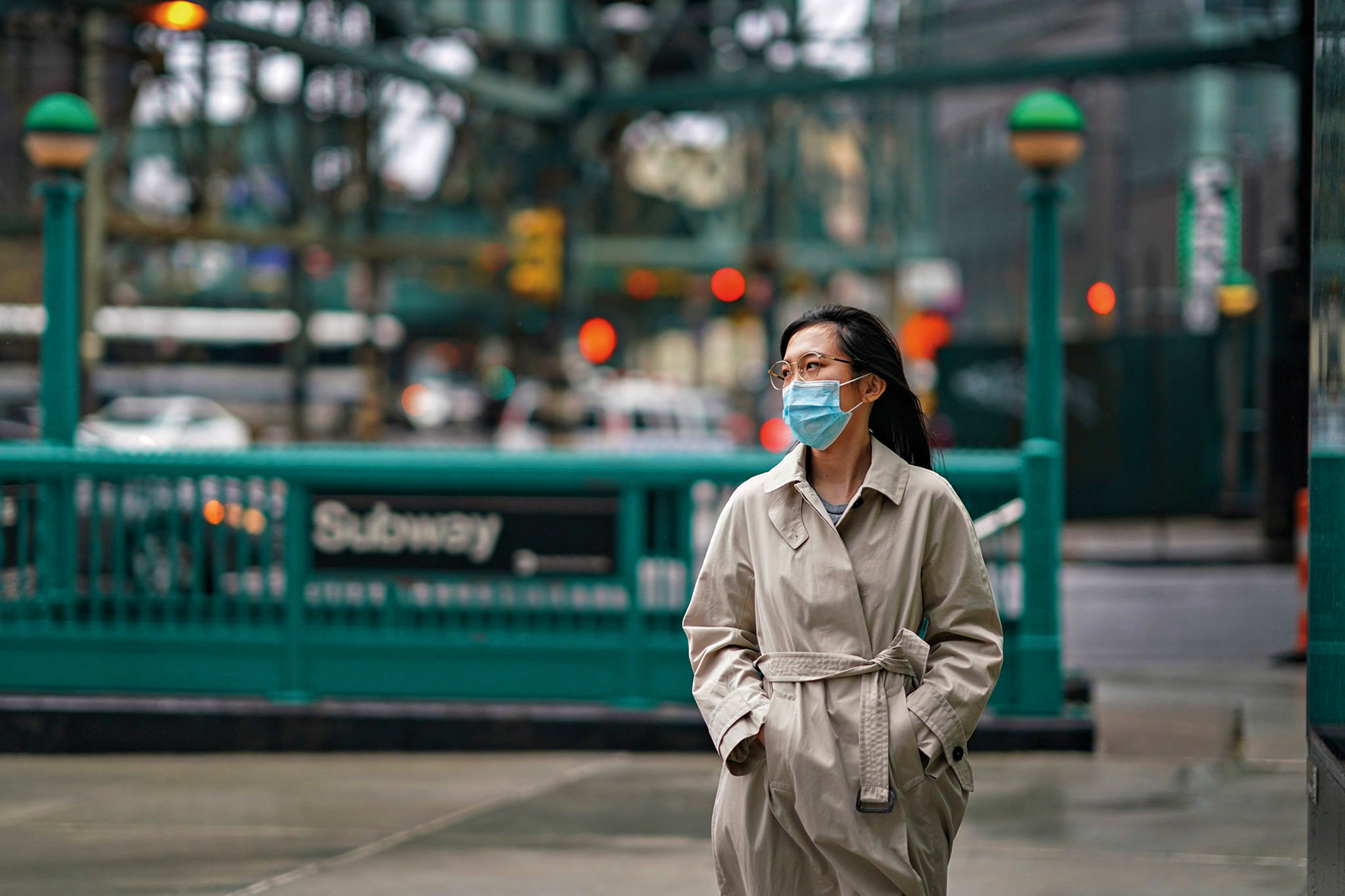 zhaojing qian, a student at stony brook university in new york, on friday.credit...chang w. lee-the new york times.jpg